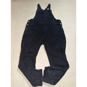 Old navy women’s black overalls